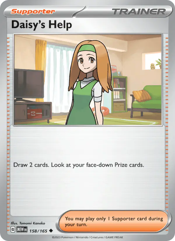 Carta Daisy's Help 158/165 de 151