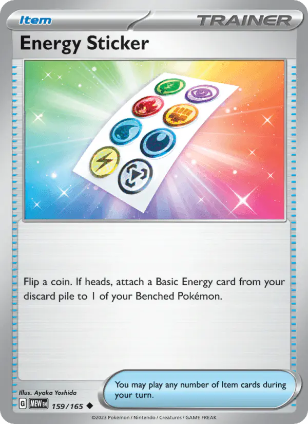 Carta Energy Sticker 159/165 de 151