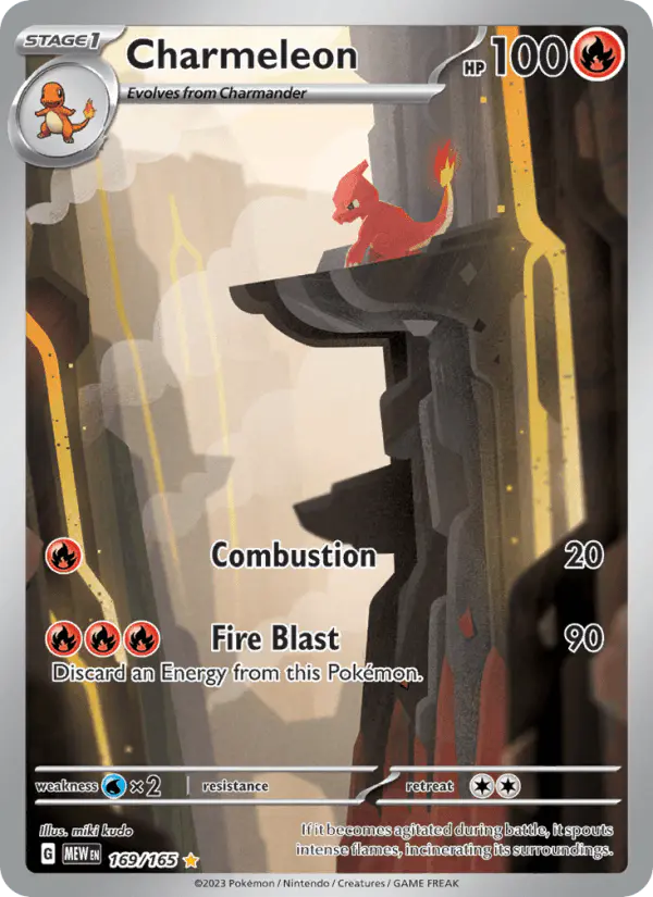 Carta Charmeleon 169/165 de 151