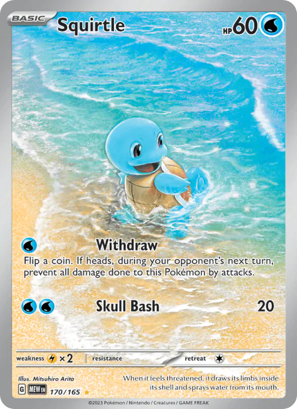 Carta Squirtle 170/165 de 151