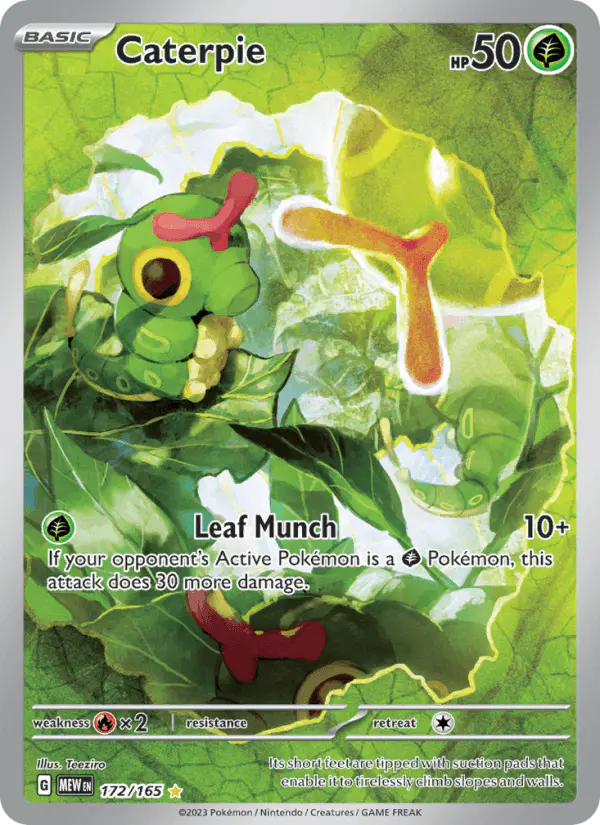 Carta Caterpie 172/165 de 151