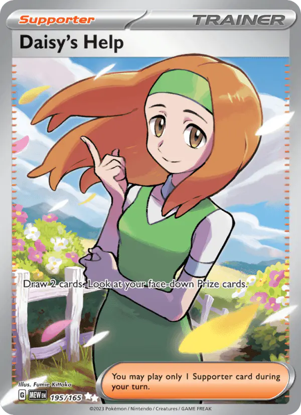 Carta Daisy's Help 195/165 de 151