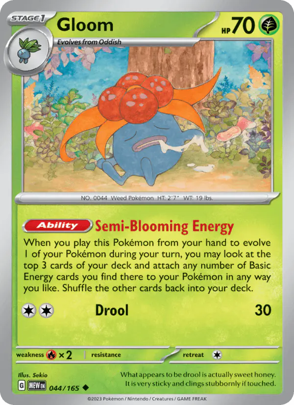 Carta Gloom 044/165 de 151