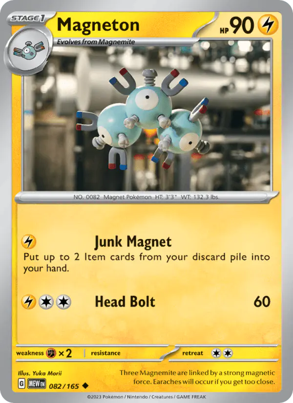 Carta Magneton 082/165 de 151