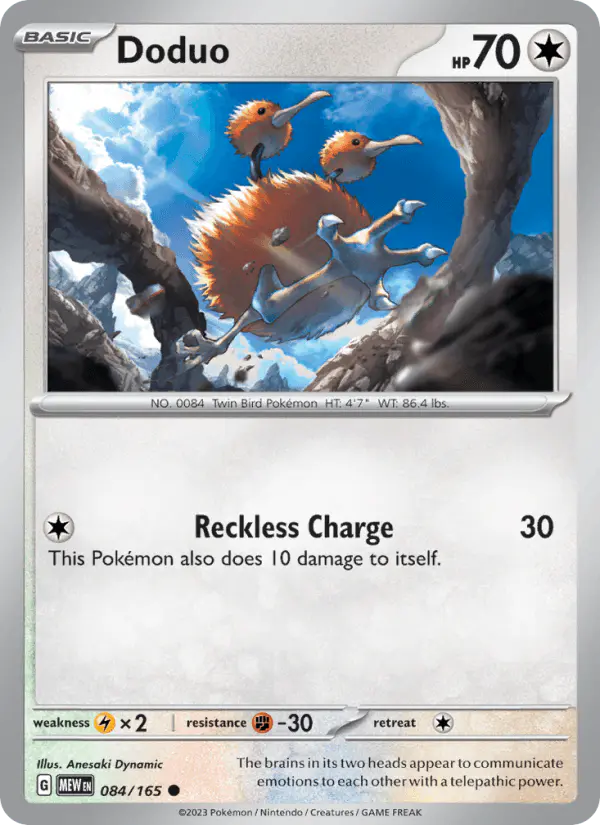 Carta Doduo 084/165 de 151