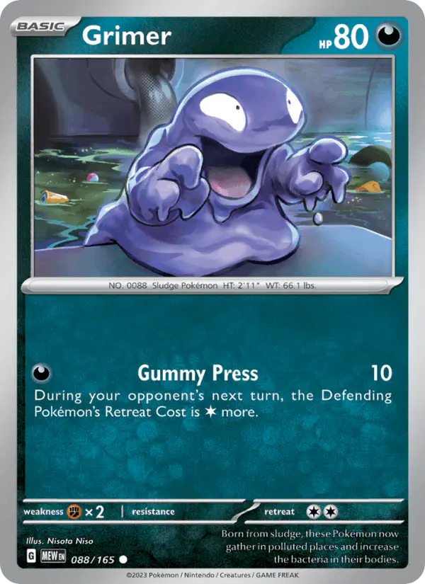 Carta Grimer 088/165 de 151