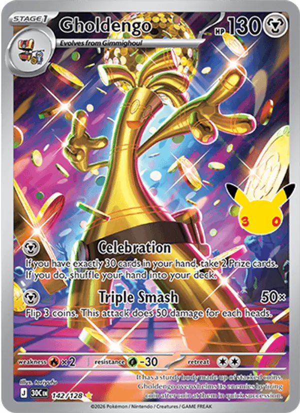 Carta Gholdengo 142/128 de 30th Celebration