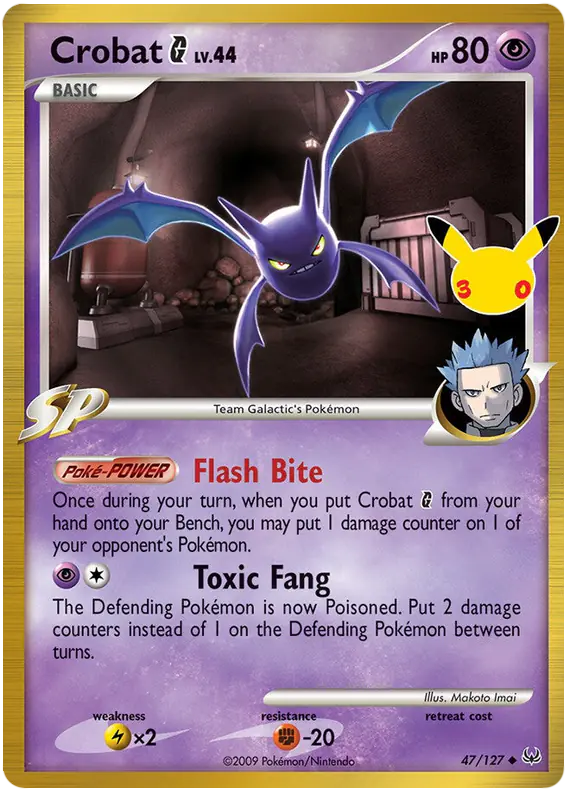 Carta Crobat G 011/030 de 30th Classic Collection