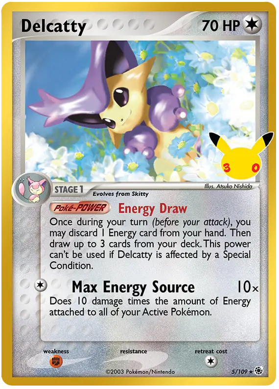 Carta Delcatty 002/030 de 30th Classic Collection