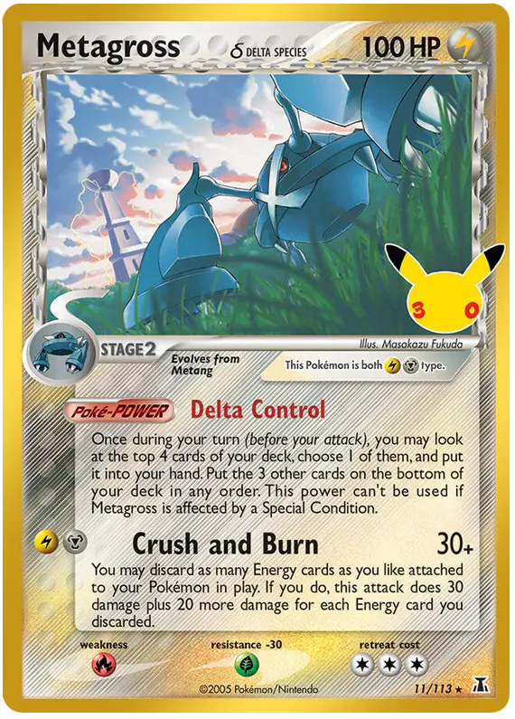 Carta Metagross 003/030 de 30th Classic Collection