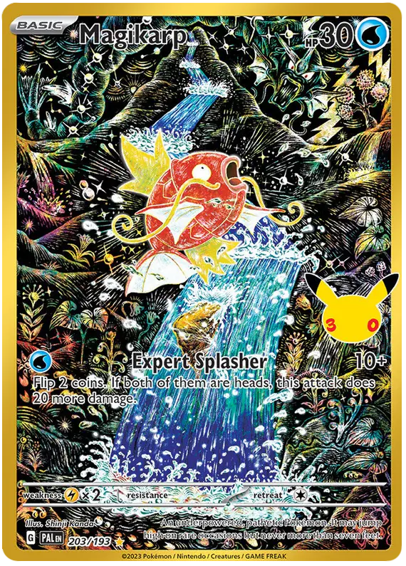 Carta Magikarp 030/030 de 30th Classic Collection