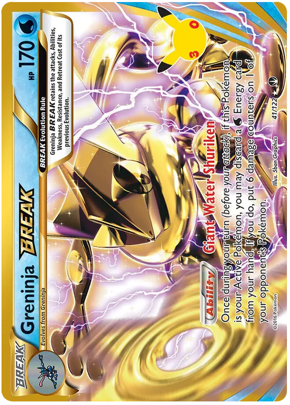 Carta Greninja BREAK 009/030 de 30th Classic Collection