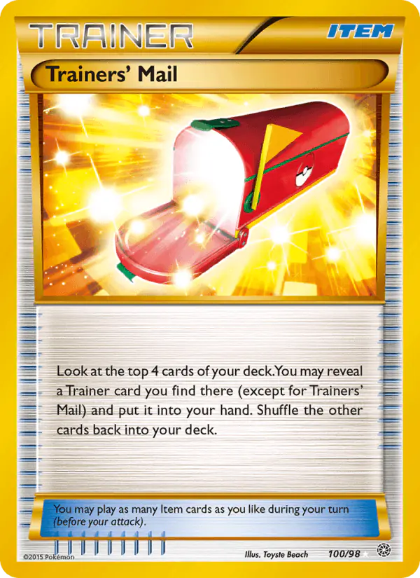 Carta Trainers' Mail 100/98 de Ancient Origins