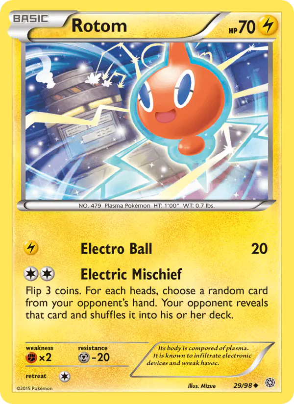 Carta Rotom 29/98 de Ancient Origins