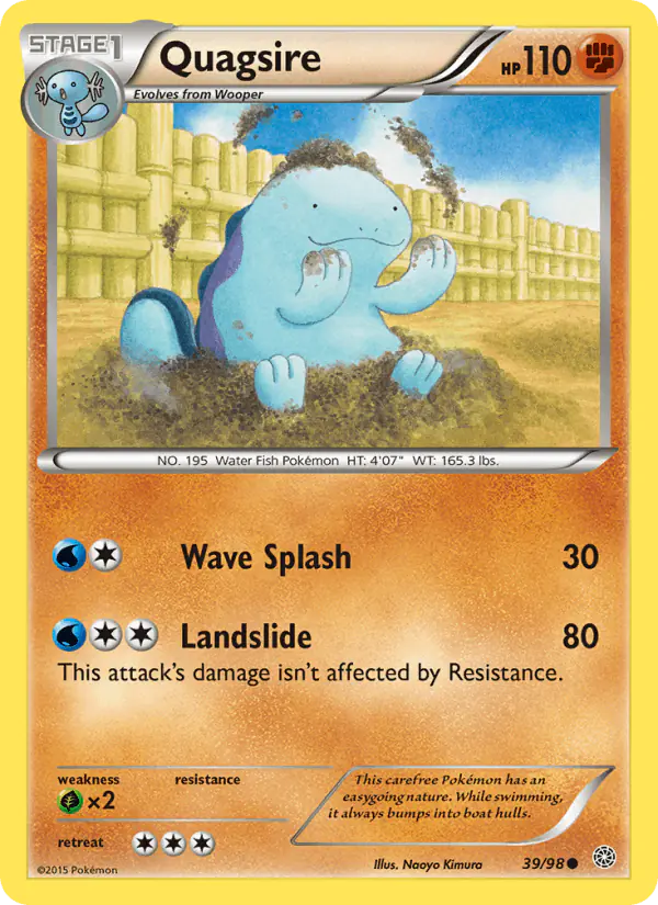 Carta Quagsire 39/98 de Ancient Origins