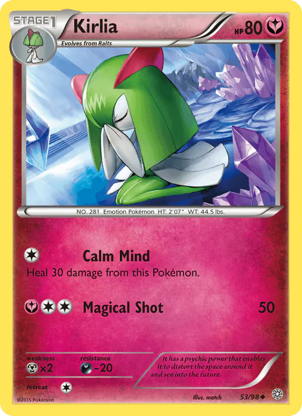 Carta Kirlia 53/98 de Ancient Origins
