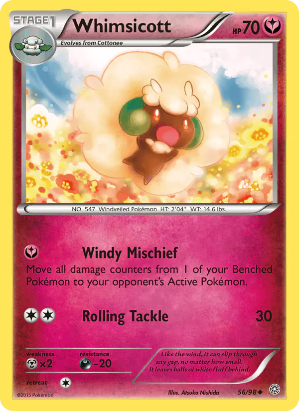 Carta Whimsicott 56/98 de Ancient Origins