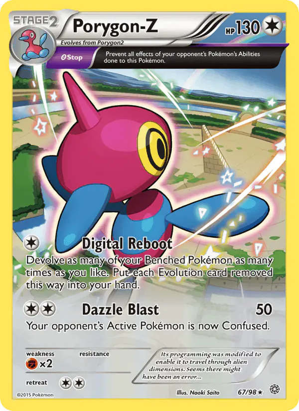 Carta Porygon-Z 67/98 de Ancient Origins