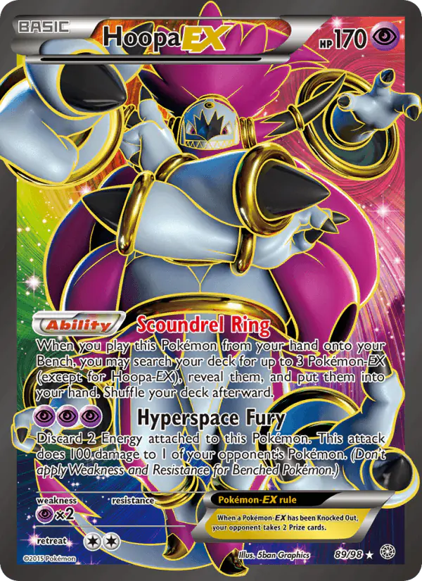 Carta Hoopa EX 89/98 de Ancient Origins