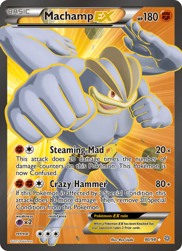 Carta Machamp EX 90/98 de Ancient Origins