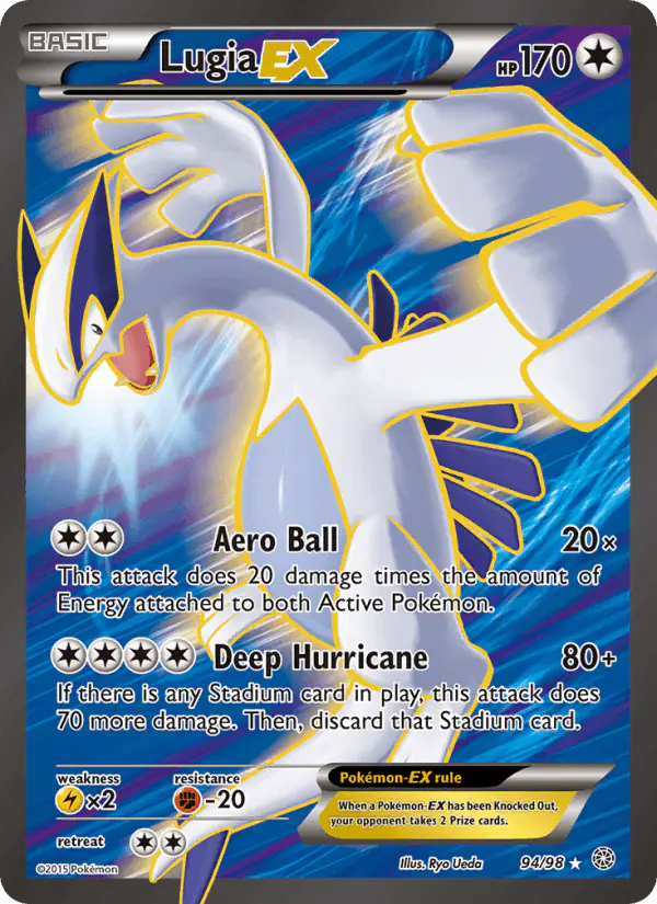 Carta Lugia EX 94/98 de Ancient Origins