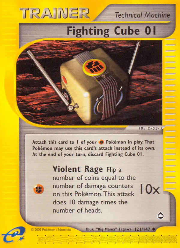 Carta Fighting Cube 01 121/147 de Aquapolis