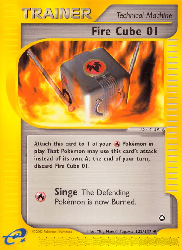 Carta Fire Cube 01 122/147 de Aquapolis