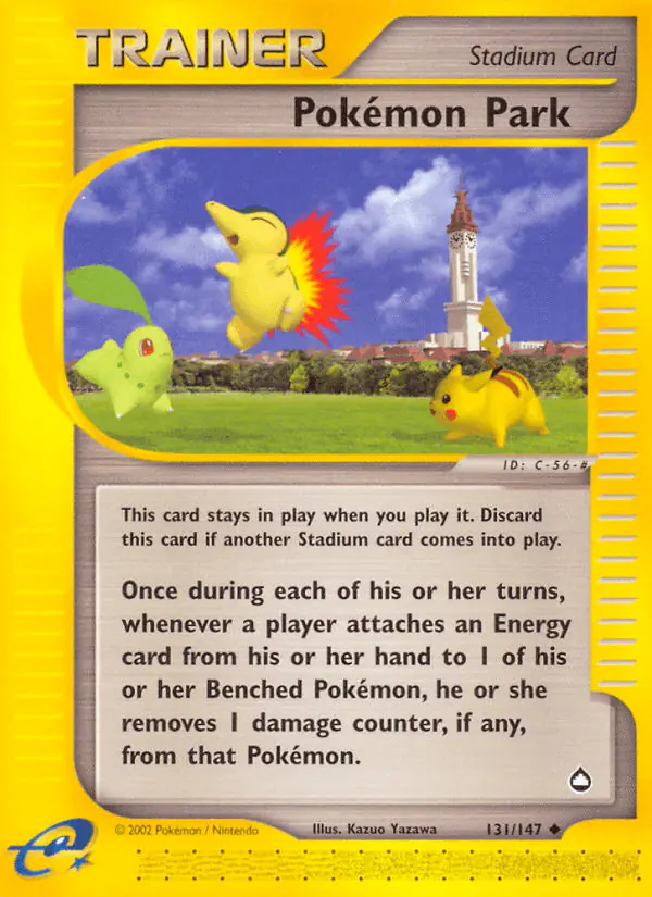 Carta Pokémon Park 131/147 de Aquapolis