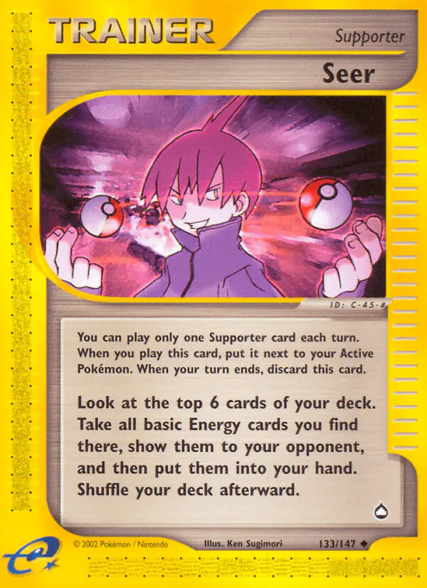 Carta Seer 133/147 de Aquapolis