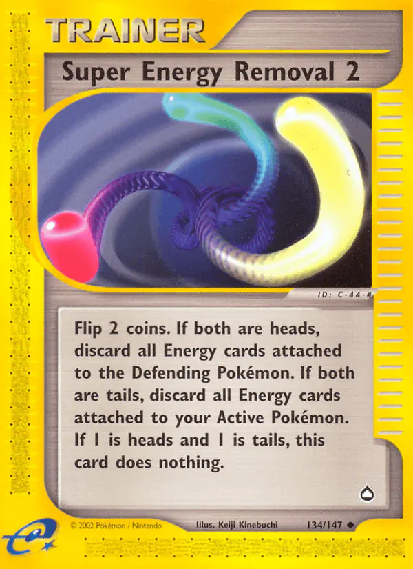 Carta Super Energy Removal 2 134/147 de Aquapolis