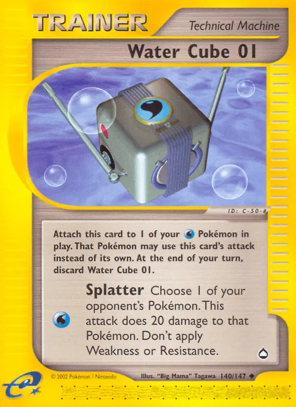 Carta Water Cube 01 140/147 de Aquapolis