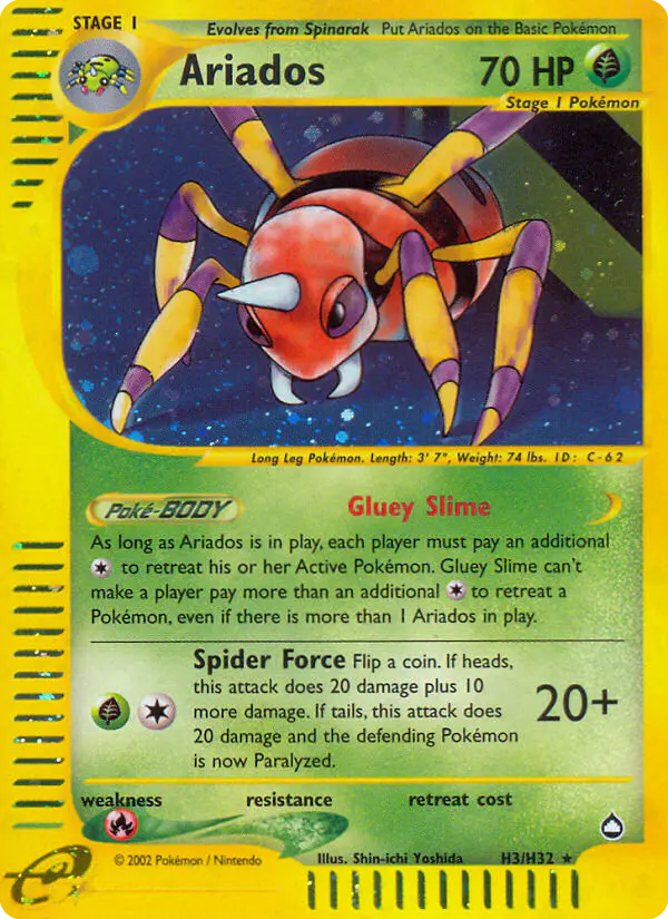 Carta Ariados H03 de Aquapolis