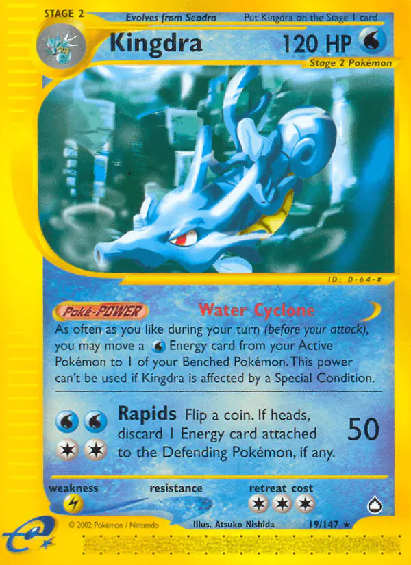 Carta Kingdra 19/147 de Aquapolis