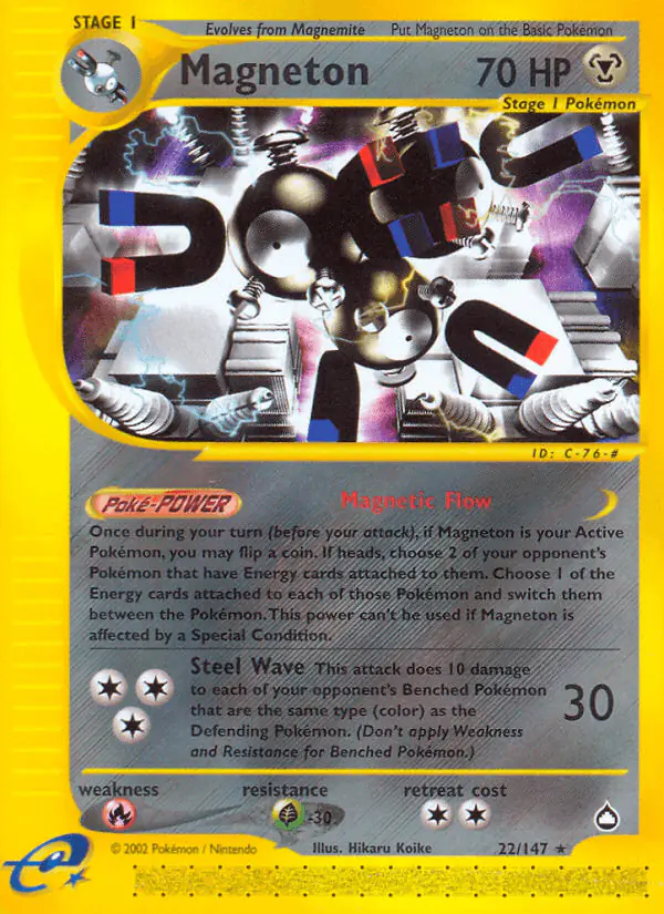 Carta Magneton 22/147 de Aquapolis