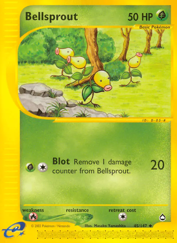 Carta Bellsprout 45/147 de Aquapolis