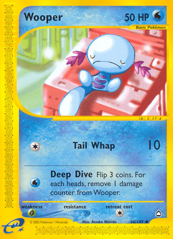 Carta Wooper 66/147 de Aquapolis