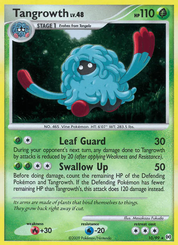 Carta Tangrowth 10/99 de Arceus