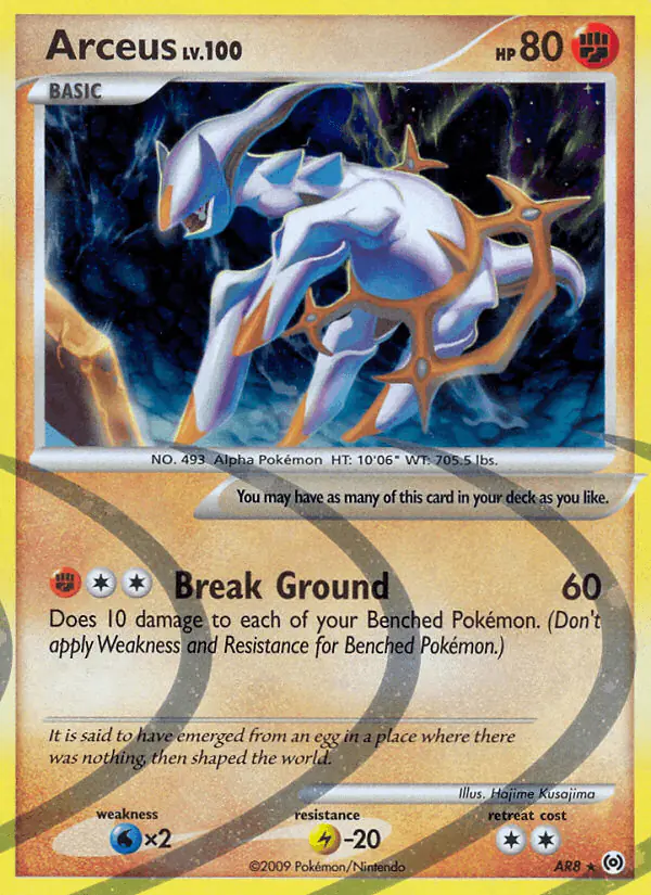 Carta Arceus AR8 de Arceus