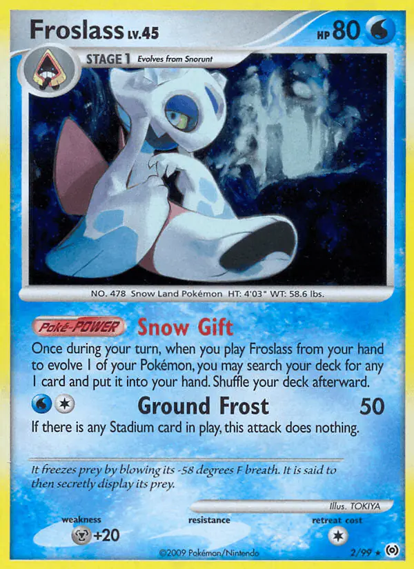 Carta Froslass 2/99 de Arceus