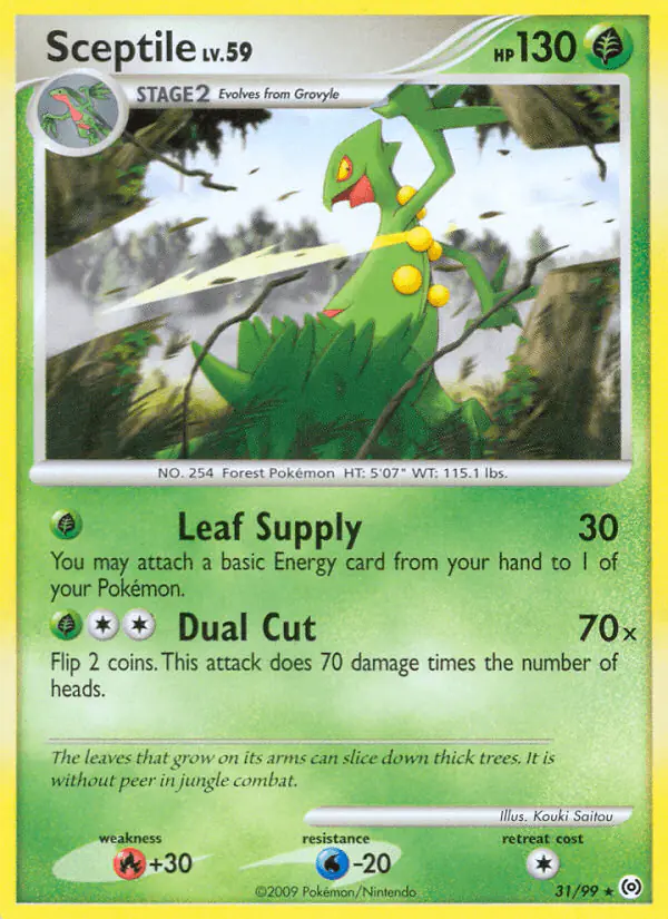 Carta Sceptile 31/99 de Arceus