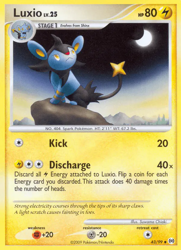 Carta Luxio 43/99 de Arceus