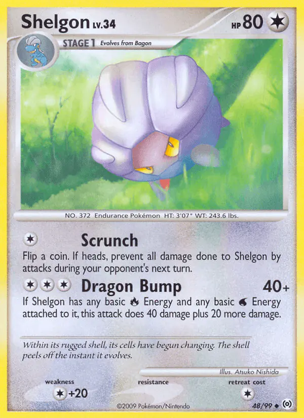 Carta Shelgon 48/99 de Arceus