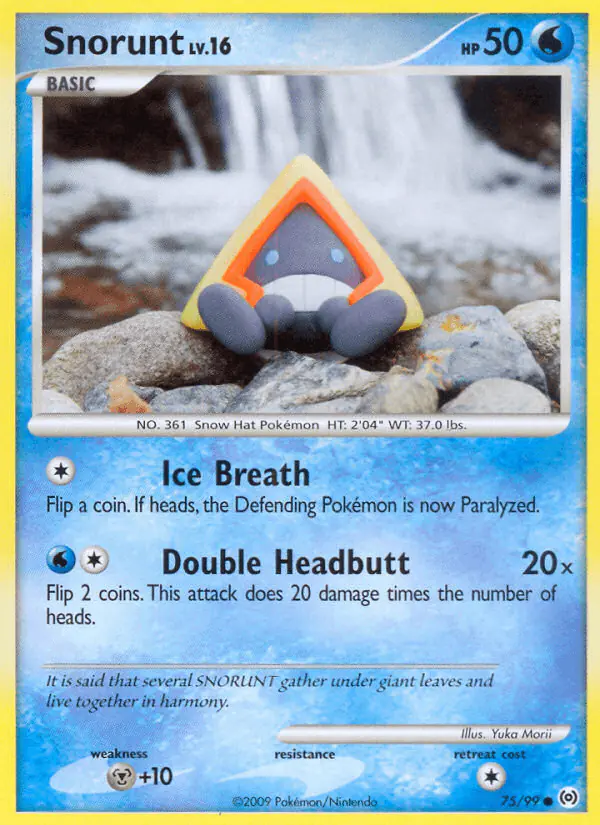 Carta Snorunt 75/99 de Arceus