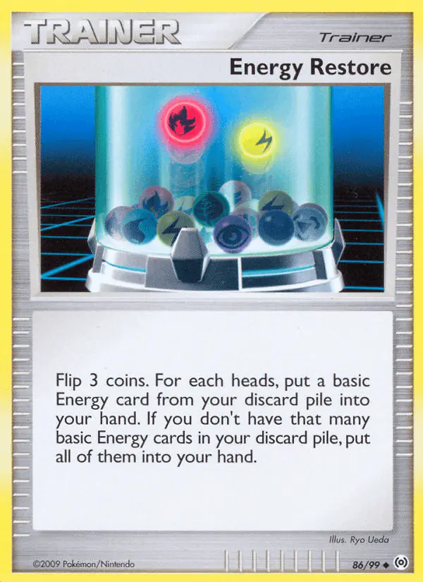 Carta Energy Restore 86/99 de Arceus