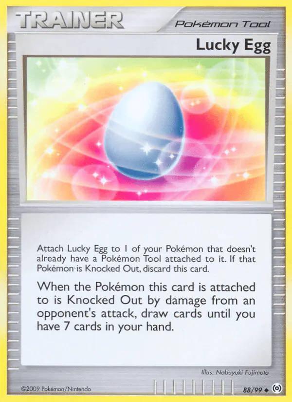 Carta Lucky Egg 88/99 de Arceus