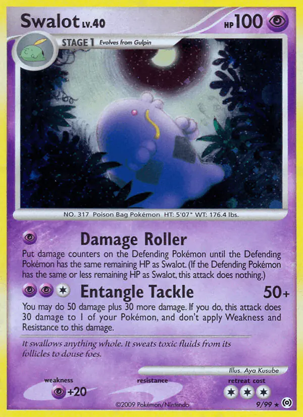 Carta Swalot 9/99 de Arceus