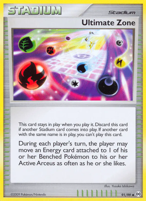 Carta Ultimate Zone 91/99 de Arceus