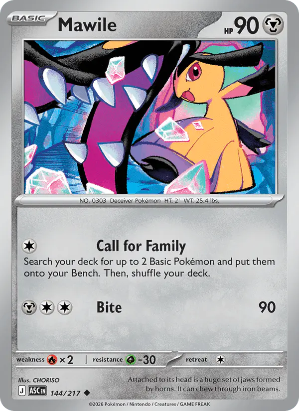 Carta Mawile 144/217 de Ascended Heroes