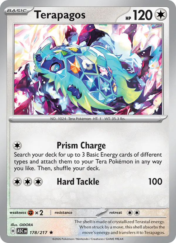 Carta Terapagos 178/217 de Ascended Heroes