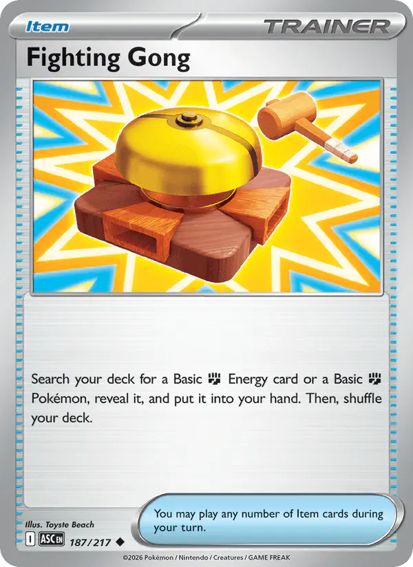Carta Fighting Gong 187/217 de Ascended Heroes